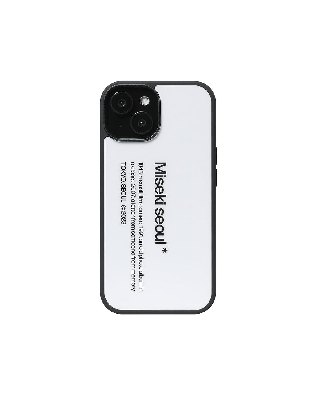 [1/10발매] Misekiseoul graphic case 01 BUMPER WHITE