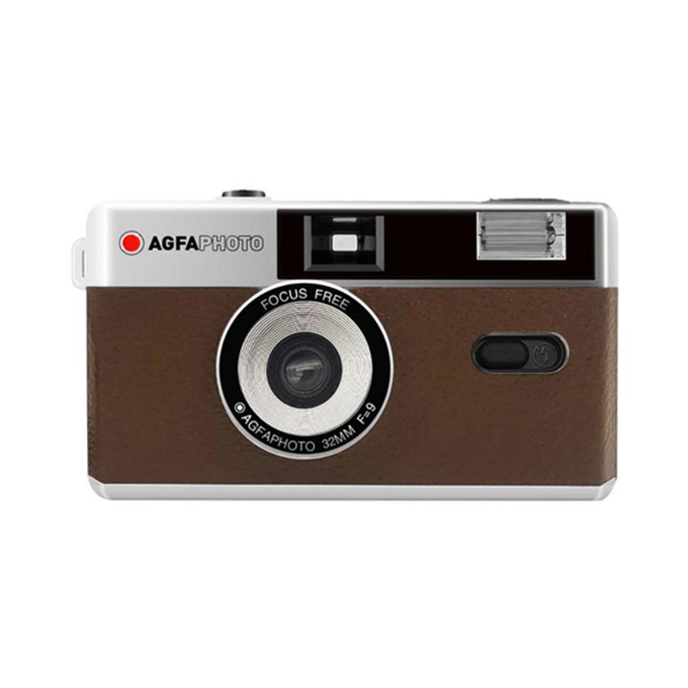AGFAPHOTO 아그파 다회용 필름카메라 브라운 - 내장플레쉬