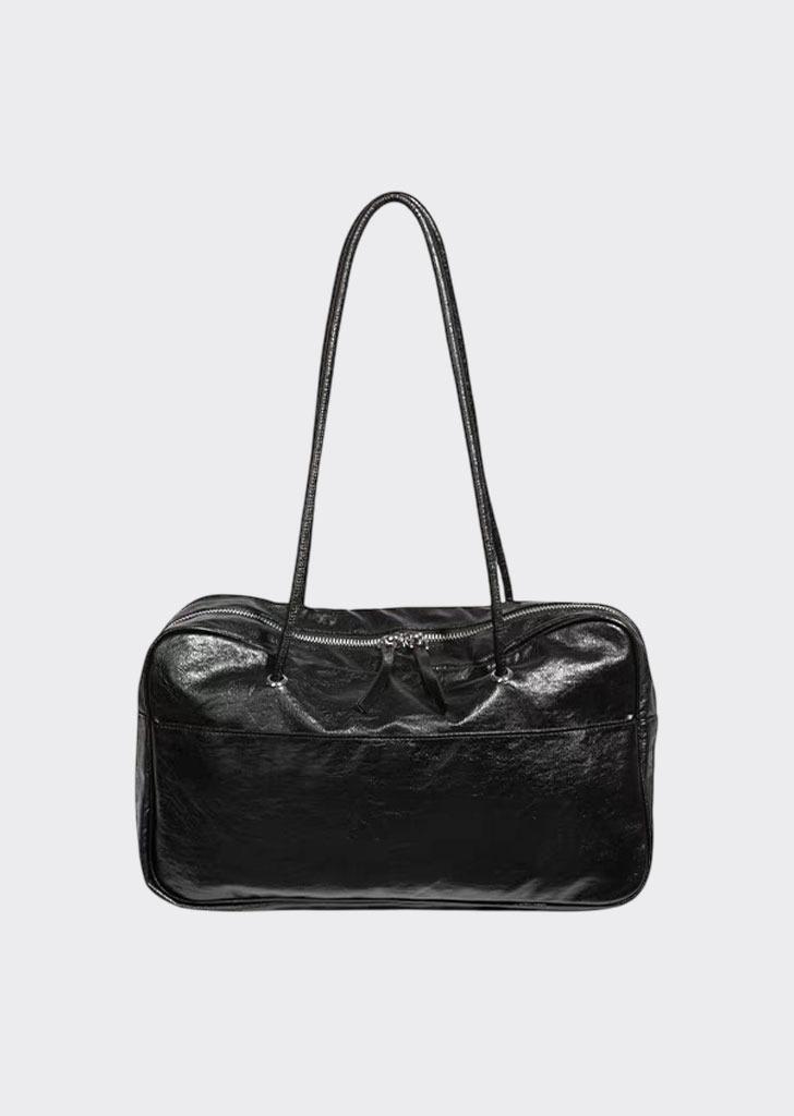 HAUS BIG SHOULDER BAG - BLACK