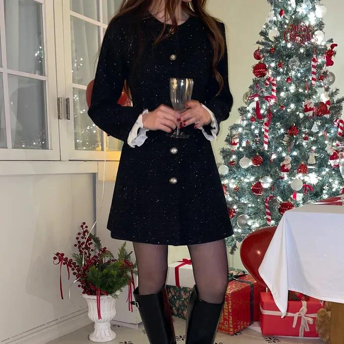 메리나 트위드 원피스