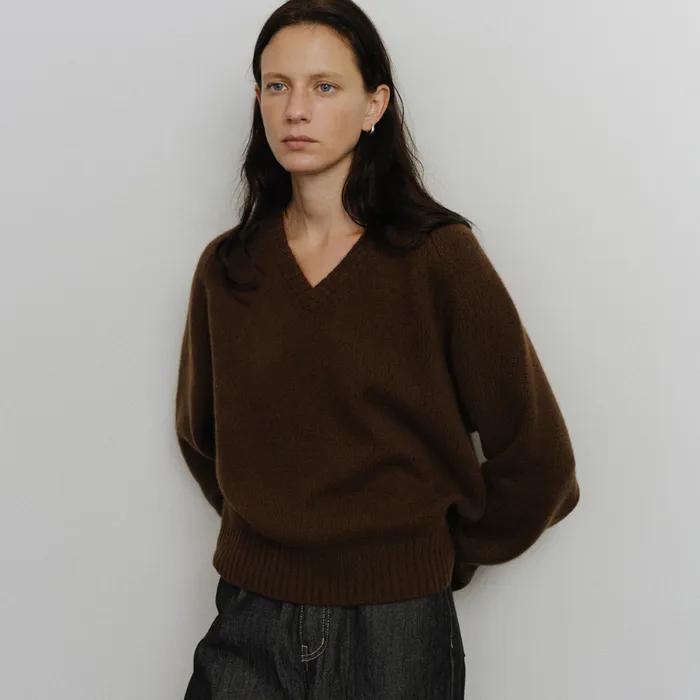 [28차 리오더][29CM 단독][컬러 추가] Clay wool V-neck knit_6colors