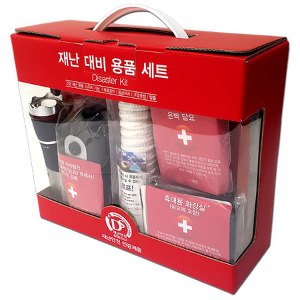 선물용 재난대비용품 세트,화재,지진,재난 생존가방