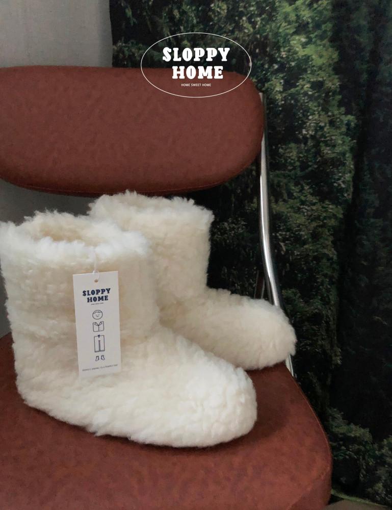 양털 홈부츠 wool home boots / 양털부츠 / 실내부츠