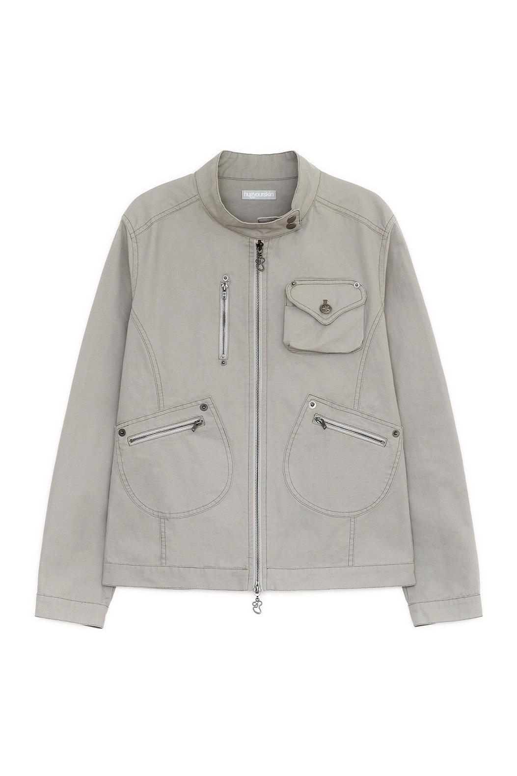Rider cotton jacket (Gray)