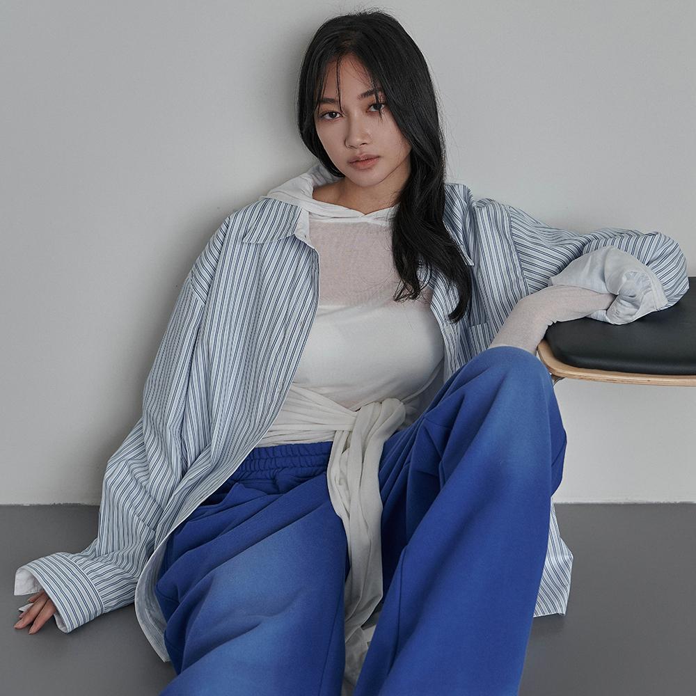 Veil Sheer Reversible Shirts White