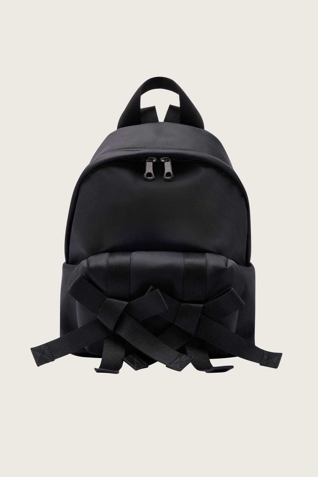 Beaded Utility Bow Backpack - Black/Pearl / OS