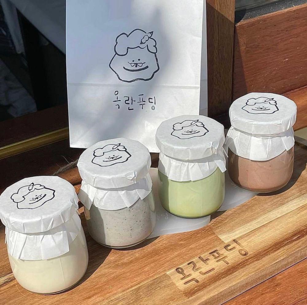 옥란푸딩 / 두부푸딩 • 감자푸딩 / 초코 말차 흑임자 /