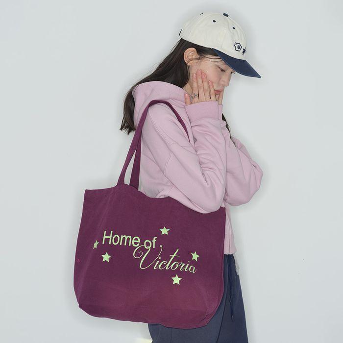 [5차 재입고][HBTxVICTORIA] Home of Victoria Eco Bag (MIDNIGHT PURPLE)(17일 배송)