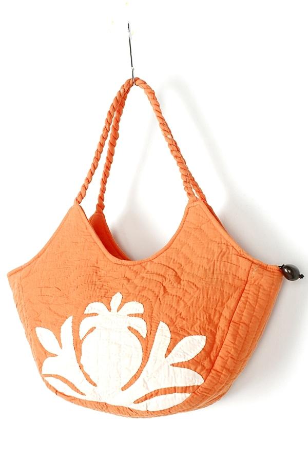 빈티지 하와이안 퀼트 숄더백