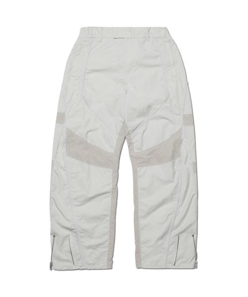 MOTO TRACK PANTS - LIGHT GRAY