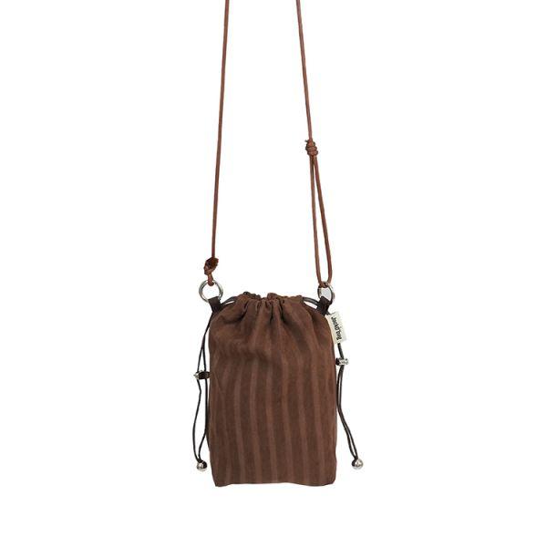 [잭코백] Stripes Mini bag  스트라이프 미니백  BROWN