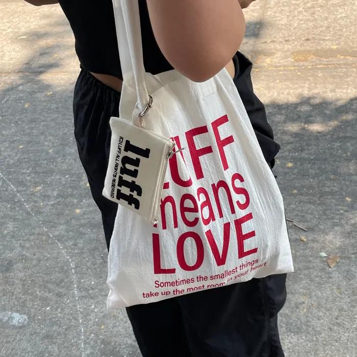 Cotton bag love (3color) 에코백