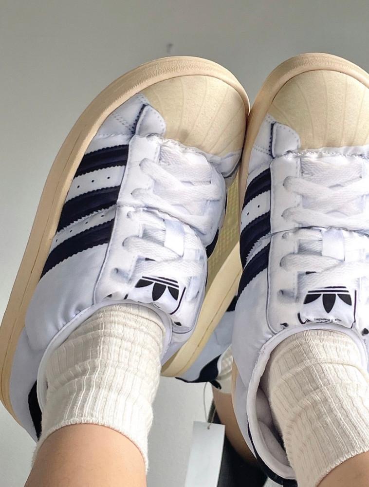 아디다스 오리지널스 퍼피렛 슈퍼스타 클라우드 화이트 HP6697