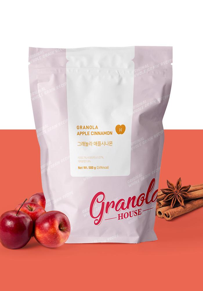 그래놀라하우스 애플시나몬 500g 수제그래놀라 대용량