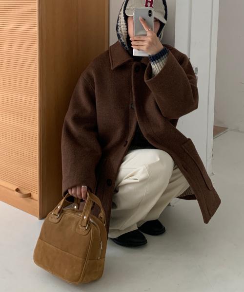 Luka Real Suede Bag (Camel)