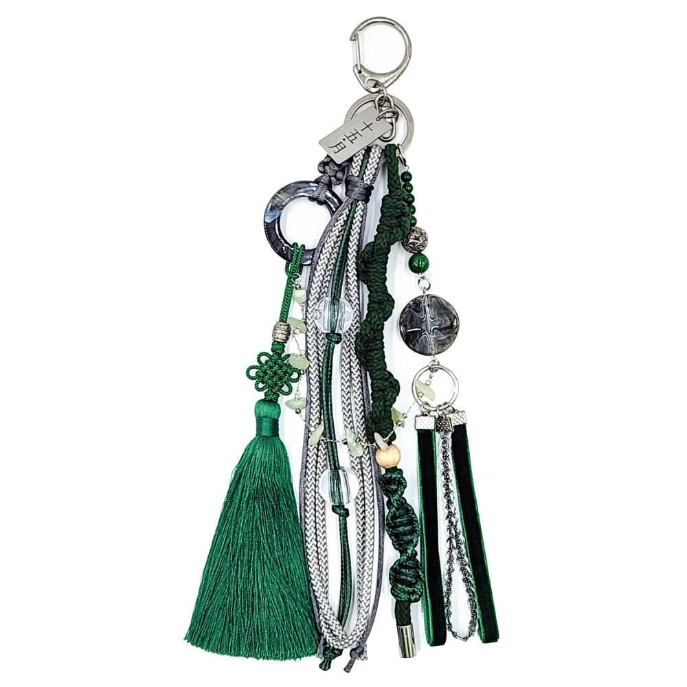 15월 핸드메이드 열쇠고리 브랜드 악세사리 태슬키링 청음