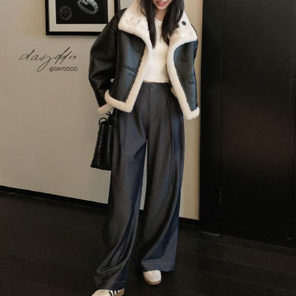 리버시블 양면 무스탕 2color-데이뚜 - 재킷 | 쿠팡