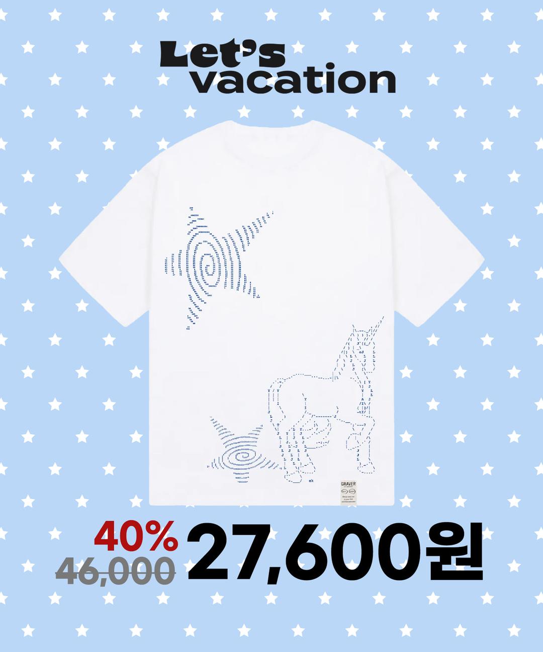 [SUMMER]아스키 유니콘 반팔티_2color