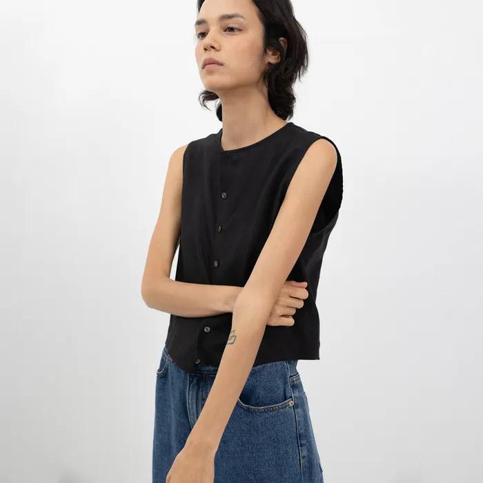 [4th_6/24 예약배송] Keira blouse_black
