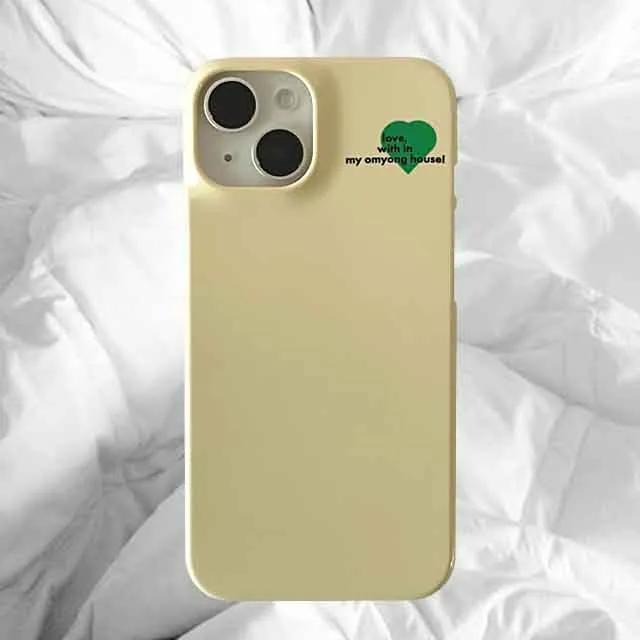 omyong hard case (pastel yellow)
