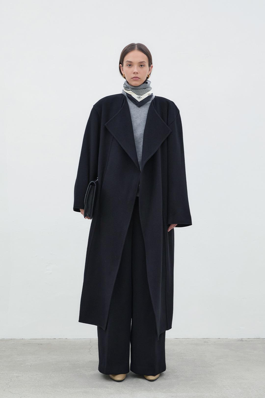 RISI HANDMADE WOOL CASH LONG COAT