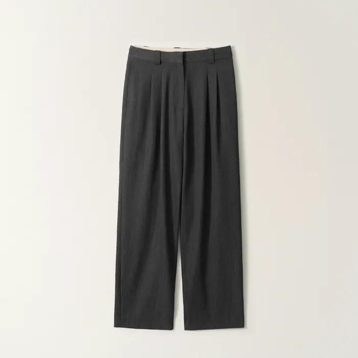 Frame Wool Pants (Charcoal)