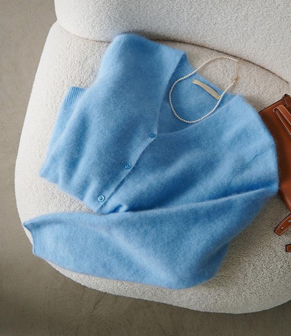 russ 헤어리 라쿤 가디건 <span style=font-size:0pt