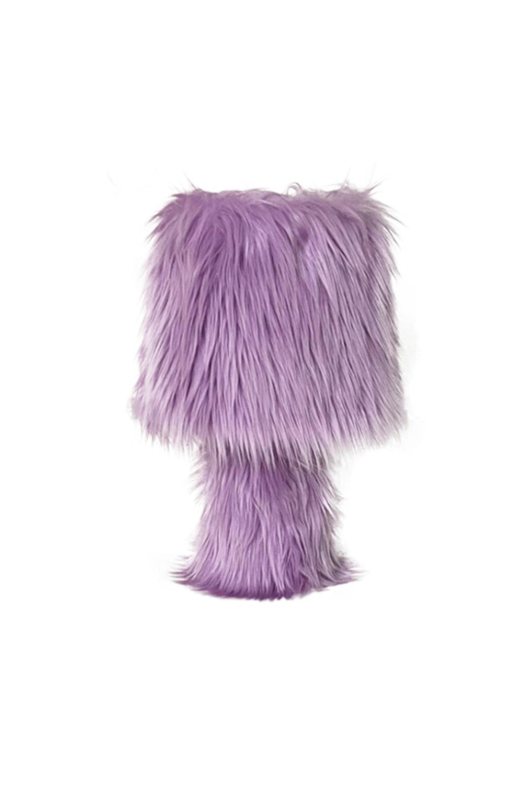 furry lamp (purple)