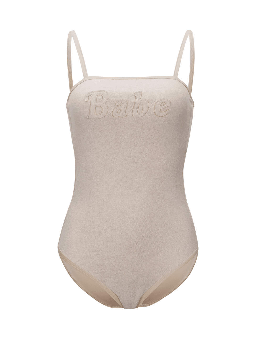 BABE TERRY MONOKINI_BEIGE