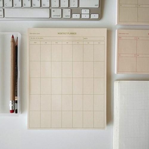 new monthly planner(green) 먼슬리플래너