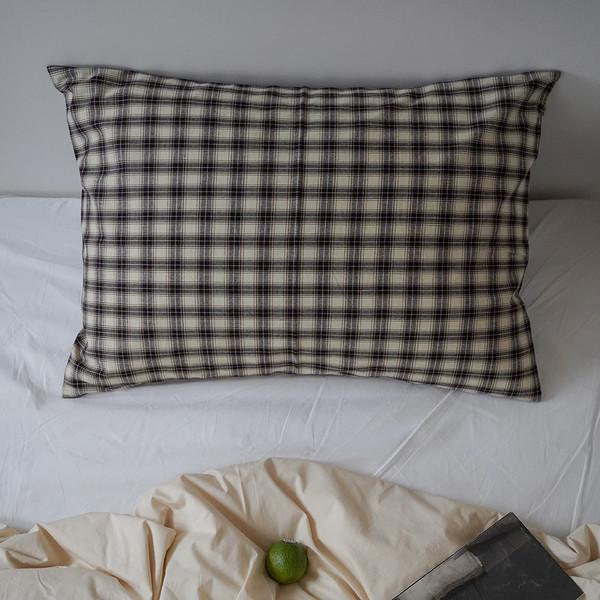 베를린 체크 베개커버 Berlin check pillow cover