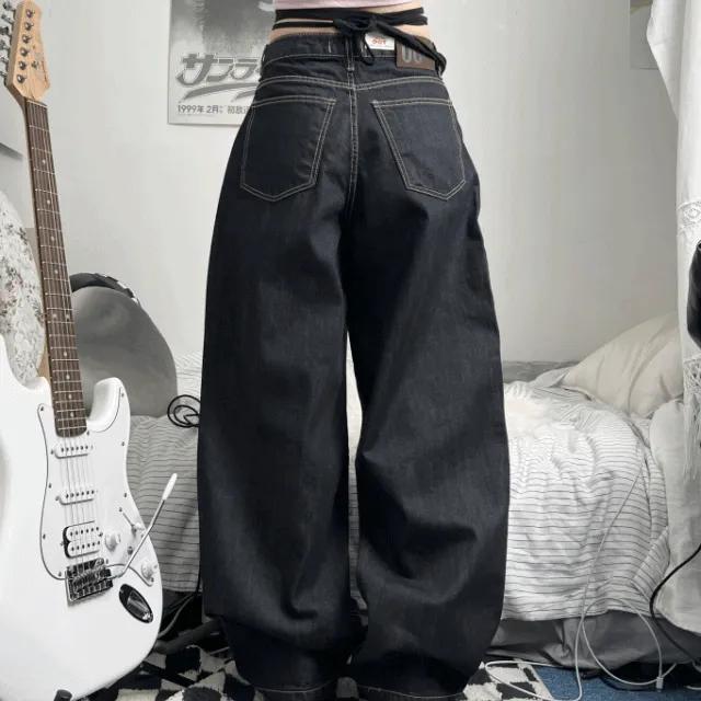 standard denim wide pants