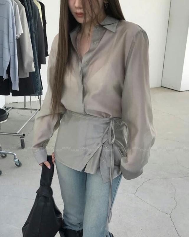 [아이당일] nuese 누즈 25SS 쉬어 셔츠 / 셋업가능 