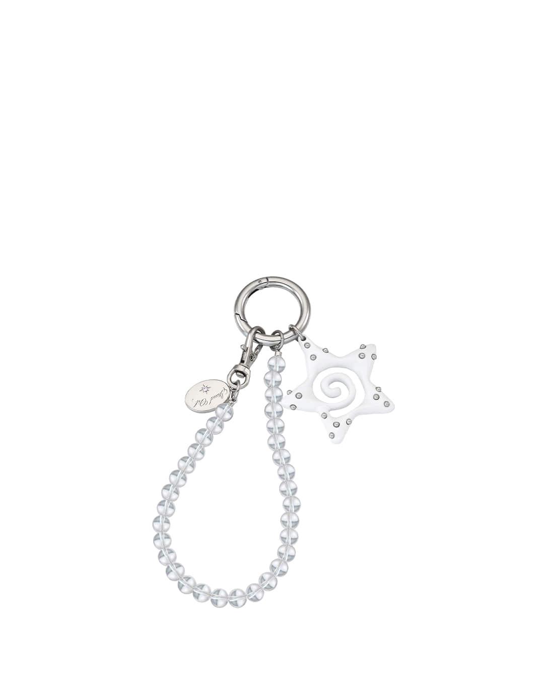 Dot Star Keyring · 도트 스타 키링 / 실버
