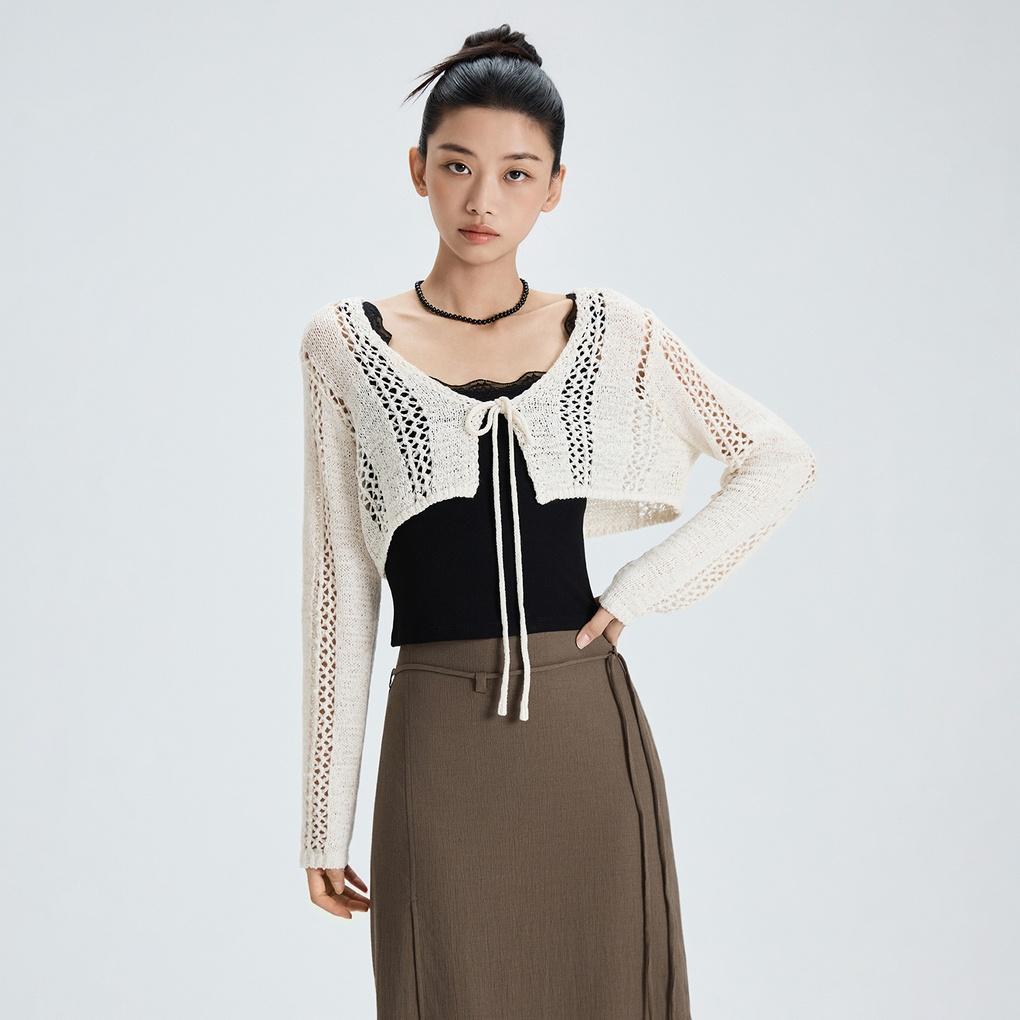 리본 볼레로 가디건_MIWCKF713T