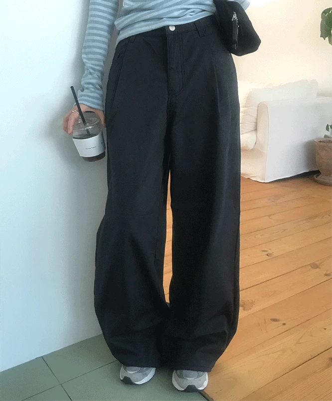 [⛄겨울신상] 테스트 와이드 기모 팬츠 (3color)/피치팬츠/융기모팬츠/오버핏/편한바지/공항룩/공항팬츠/본딩기모