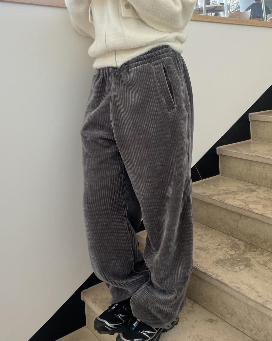 corduroy jogge pants (4color)