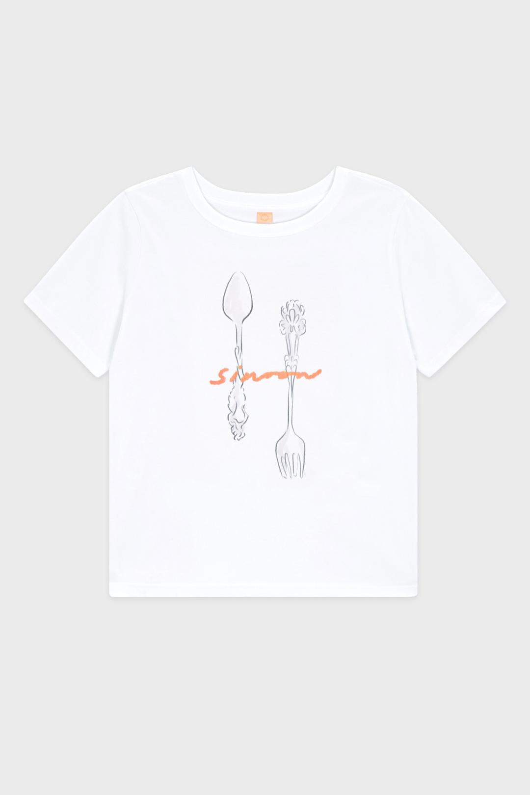 Spoon & Fork T-Shirt (White)