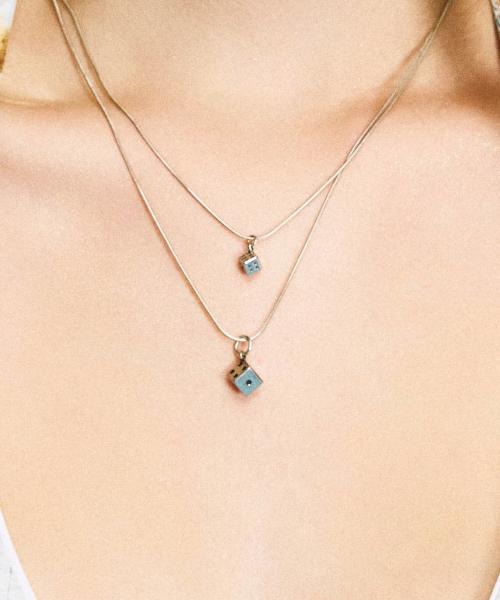 다이스 펜턴트 써지컬 목걸이 *2사이즈