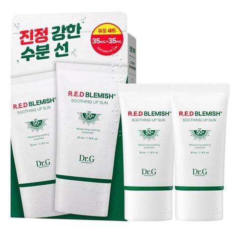 닥터지 레드 블레미쉬 수딩 업 선 35ml + 35ml 듀오 세트 SPF50+ PA++++ - 선블록/선크림/선로션 | 쿠팡