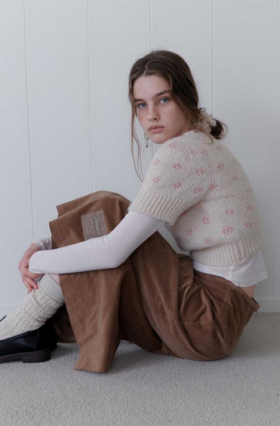 Corduroy Skirt (Brown)