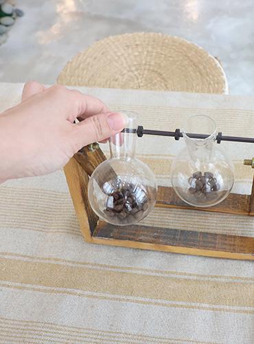 햄프린넨 옐로우 스트라이프 식탁보 - 2 4 6인용 기타사이즈 맞춤제작가능