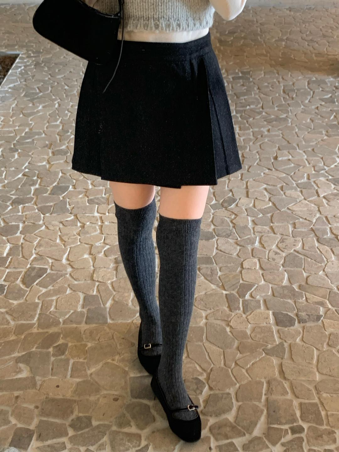 르아브르 [당일발송] 베티 캐시미어 오버니삭스, 여자 양말