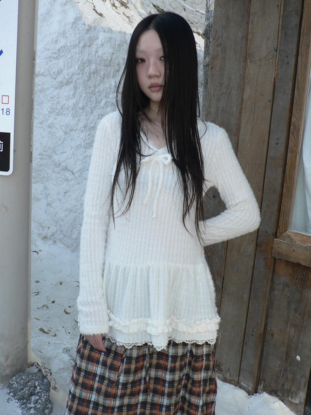 ang:project Ripple Hem Knit Longsleeve