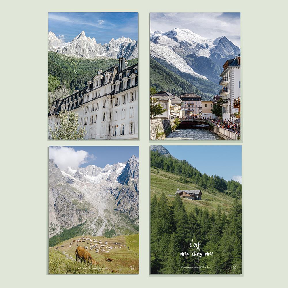 [SUNGLIT 선글릿] Alps Moment Poster 4종 (A4)