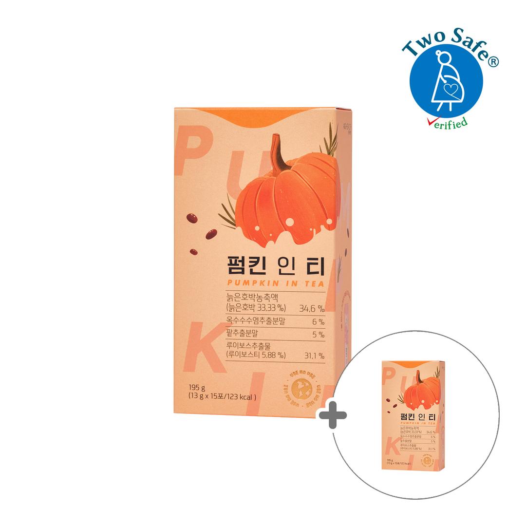 [1+1] 펌킨 인 티 15포 2박스 (한달분)