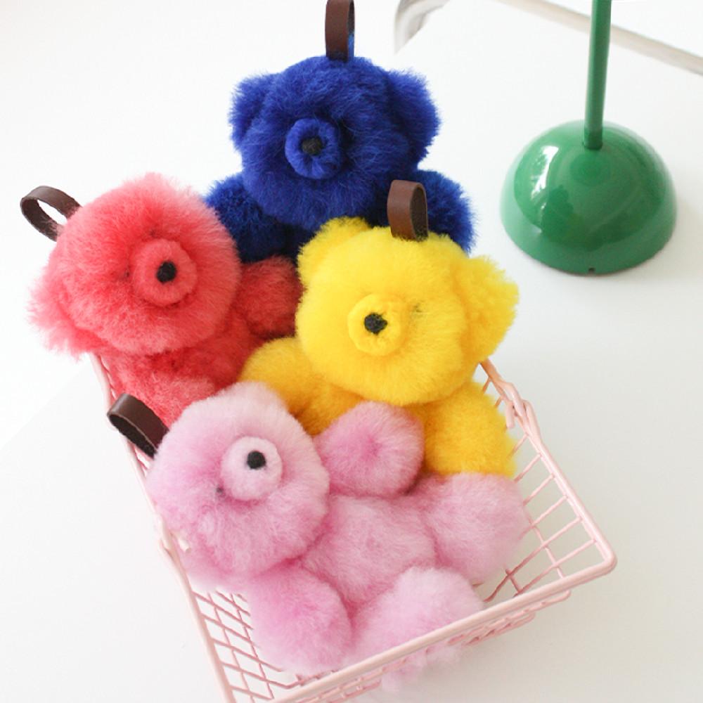 [아르떼알파카] 알파카 캔디 테디베어 키링