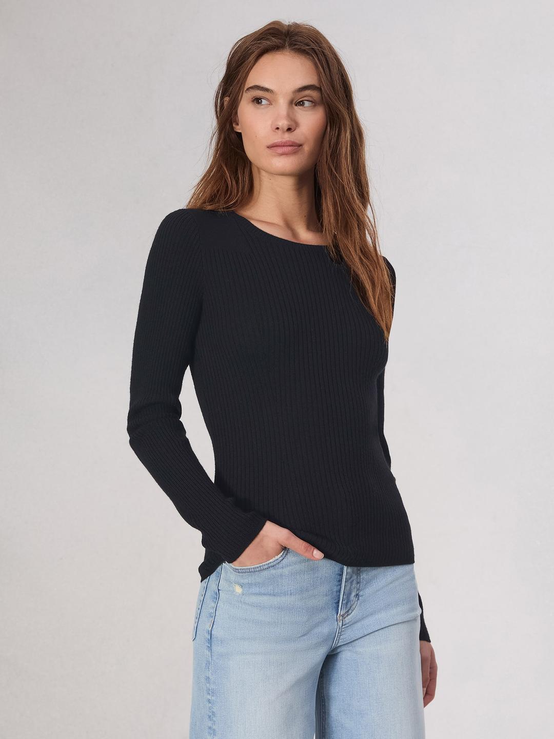 Women Audrina Crew - Black