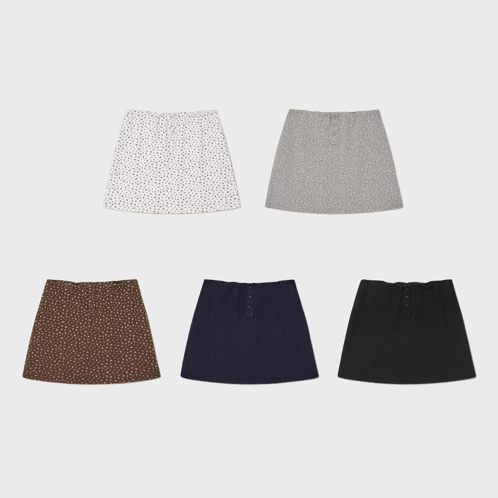 PROVINCE EYELET MINI SKIRT (5COLORS)