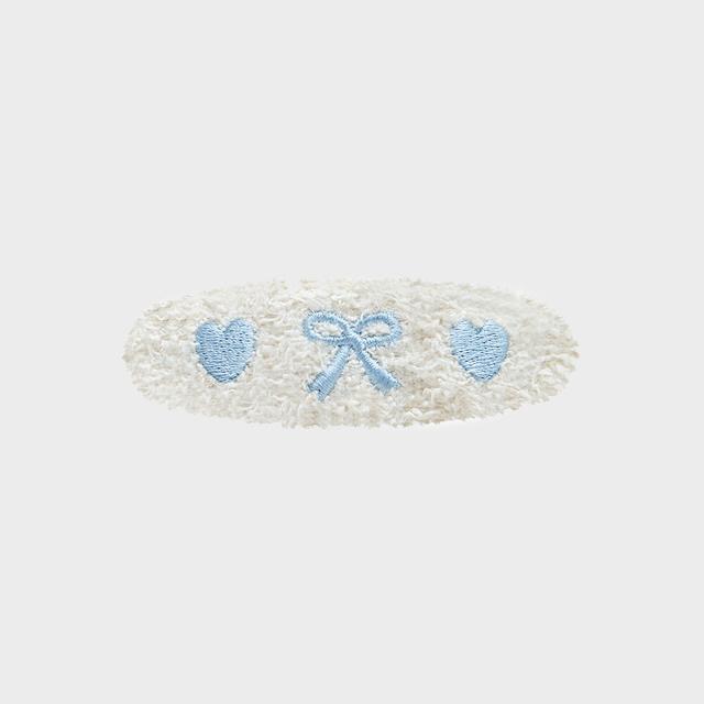 hair pin heart cream